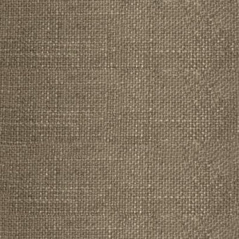 Linen fabric sample, earthy brown tone, grid weave pattern with visible texture and slight color variations; label reads “pacini & cappellini > fabric (b) > b40”.